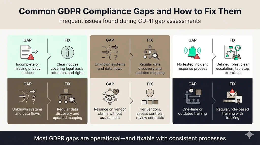 Common Compliance Gaps & How to Address Them