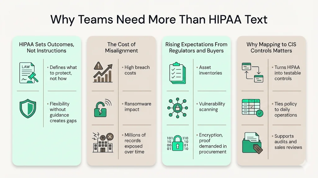 Why teams need more than HIPAA text