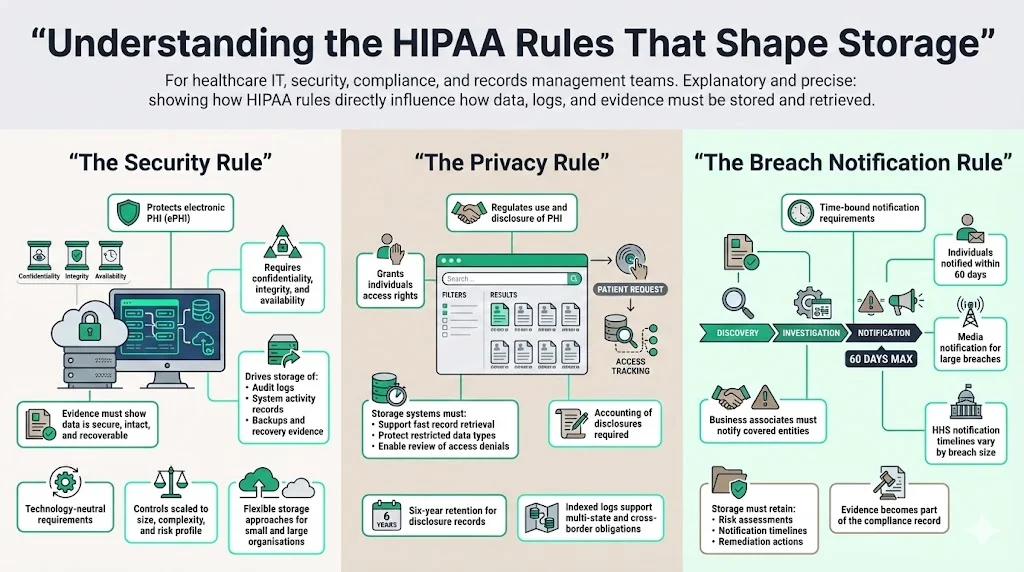Understanding the HIPAA Rules That Shape Storage
