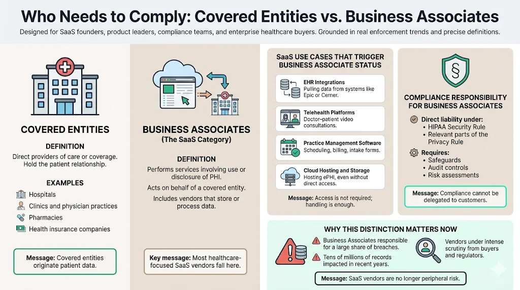 Who Needs to Comply: Covered Entities vs. Business Associates