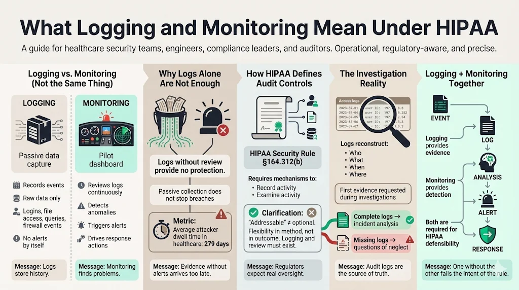 What Logging and Monitoring Mean Under HIPAA