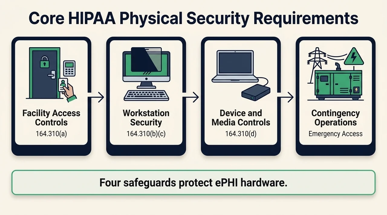 Core HIPAA Physical Security Requirements