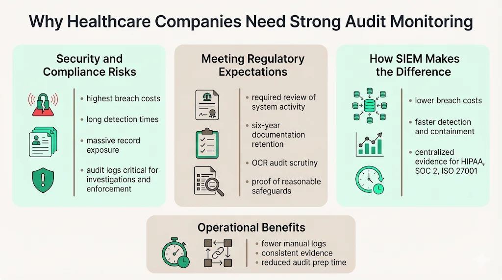 Why Healthcare Companies Need Strong Audit Monitoring