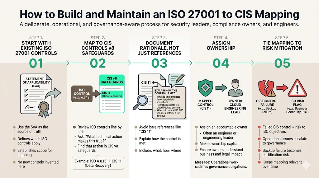 How to Build and Maintain an ISO 27001 to CIS Mapping