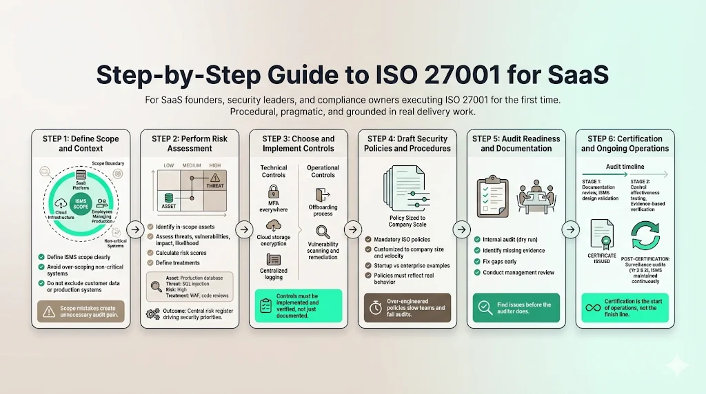 Step-by-Step Guide to ISO 27001 for SaaS