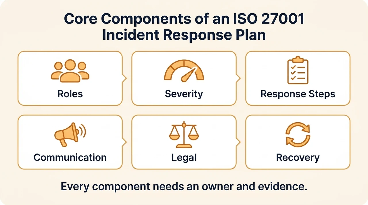 Core Components of an ISO 27001 Incident Response Plan