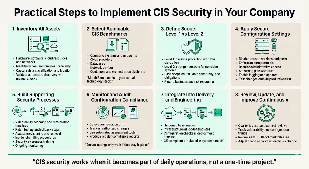 Practical Steps to Implement CIS Security in Your Company