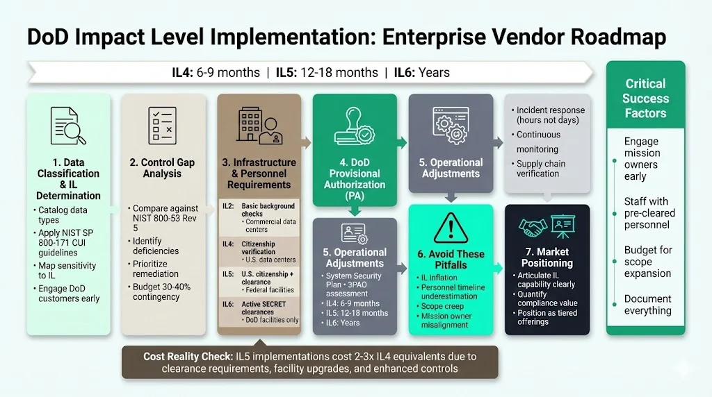 Implementation considerations for enterprise vendors