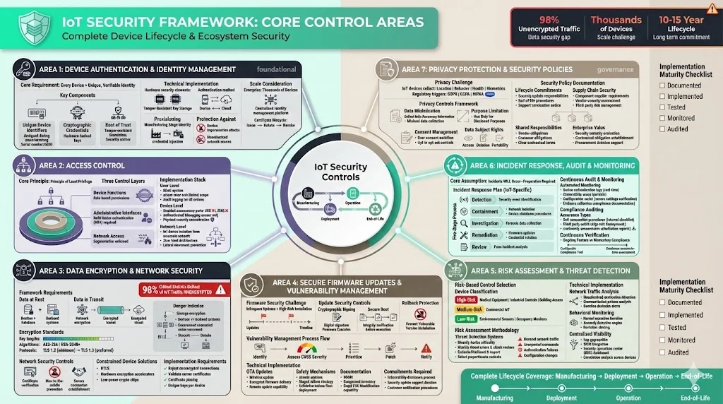 Core Areas and Controls within the Framework