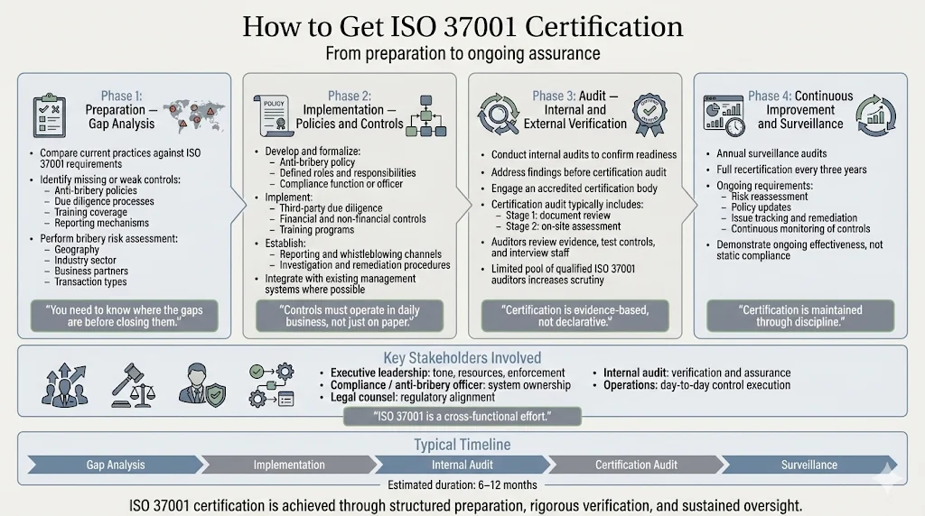 How to Get ISO 37001 Certification