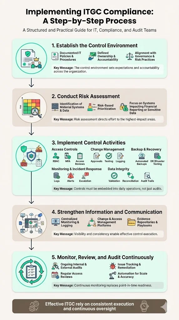 Implementing ITGC Compliance: A Step-by-Step Process