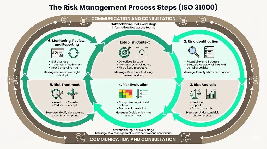 The Risk Management Process Steps
