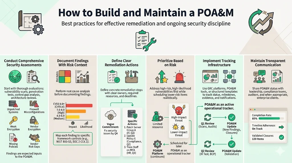 How to Build and Maintain a POA&M—Best Practices