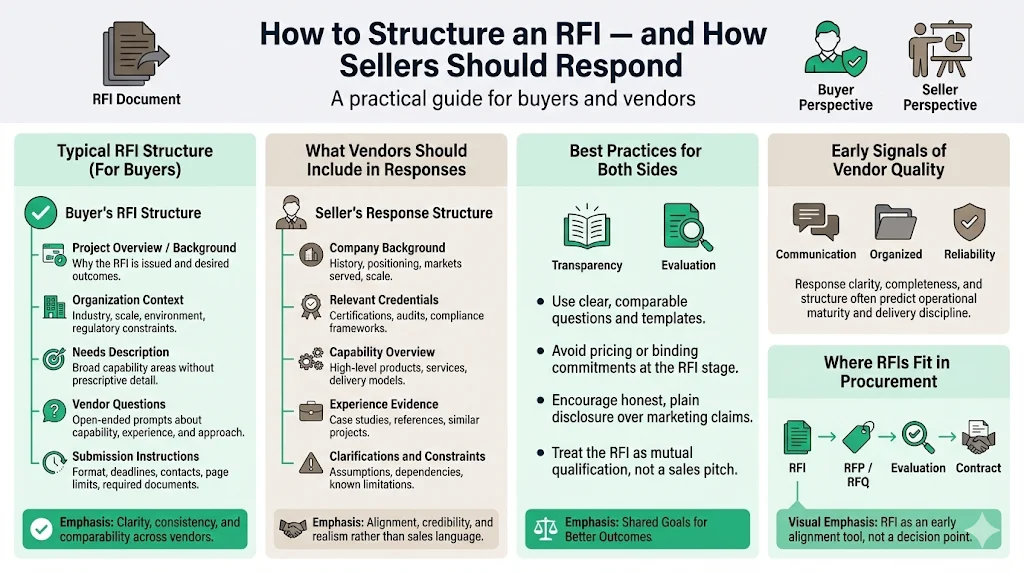 How to Structure an RFI (for Buyers) / How Sellers Should Respond